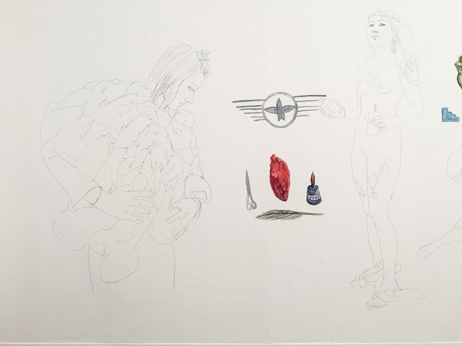 Red Deer — installation detail