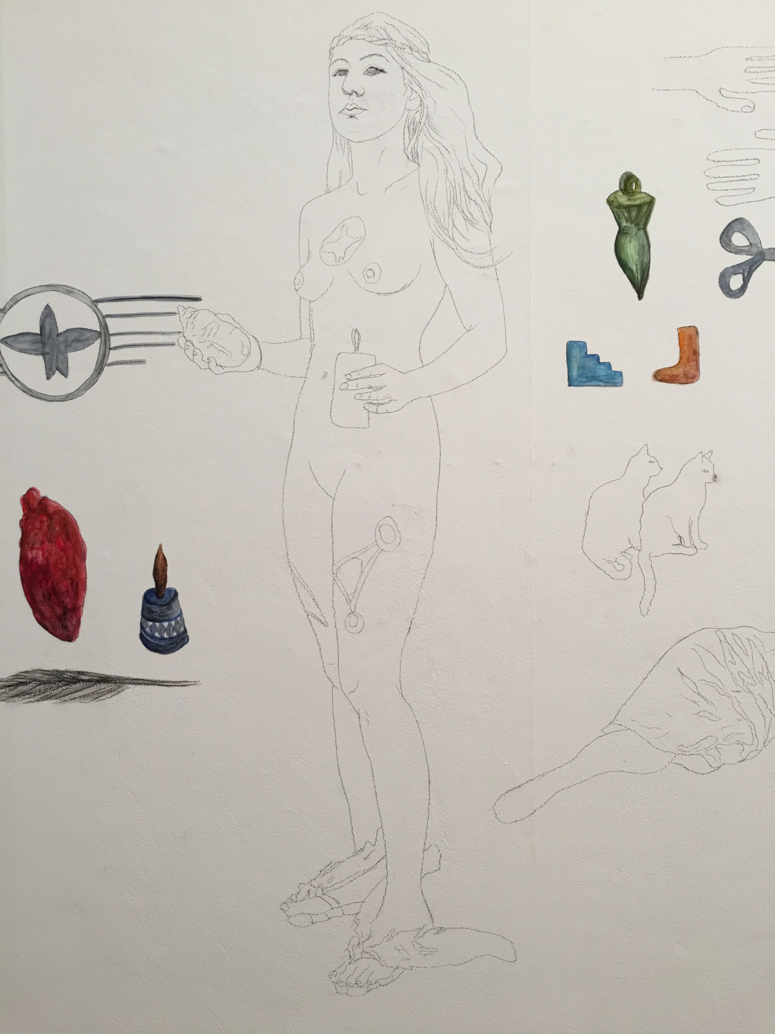 Red Deer — installation detail